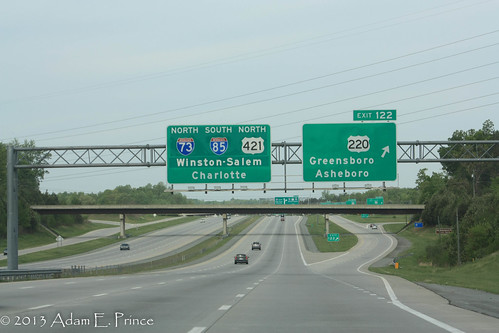 2013 northcarolina signs interstate73 us421 us220 i73 i85 favorites interstate85 500views