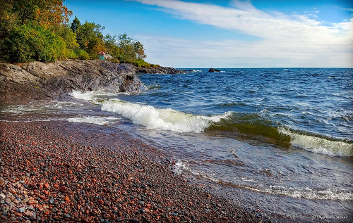 lake superior shore shoreline minn minnesota mn great lakes scenic highway 61 us route schroeder lambs resort campground rocky flickriver