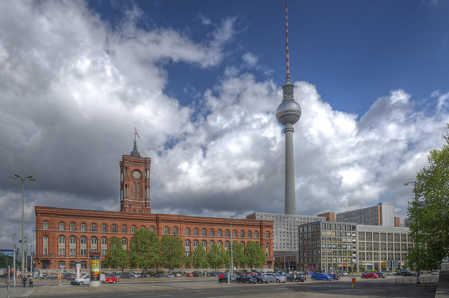 Rotes Rathaus & Fernsehturm - Berlin