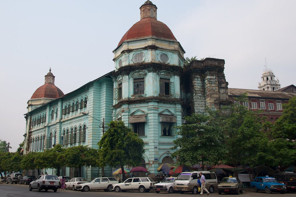 Old Colonial Building, Downtown Rangoon | Burma Trip, Day 2:… | Flickr