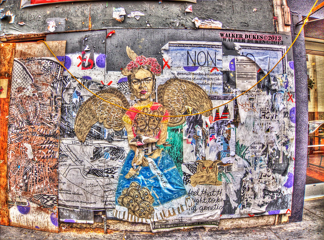 Angelic Tribute to Artist Frida Kahlo, HDR