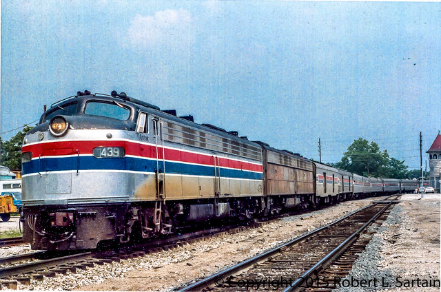Amtrak 439 Train 31 Terre Haute August 1977