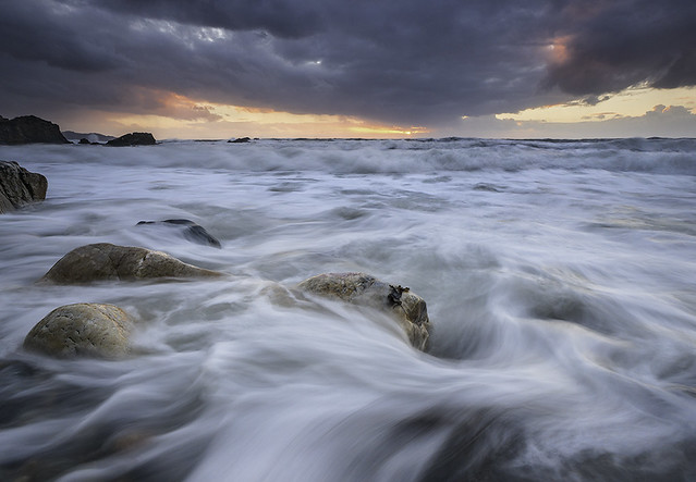 'Stormy Surf' - Porth Swtan. Anglesey