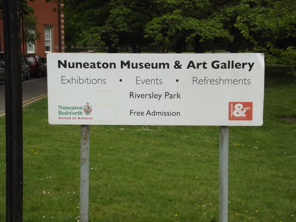 Nuneaton museum sign
