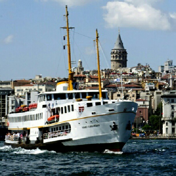 #istanbul #turkey #karakoy #galata #bosphorus #bogaz #vapur  #galatakulesi #city