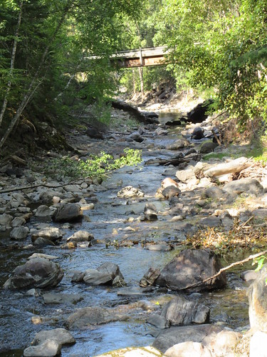 chase creek falls bc british columbia canada bridge