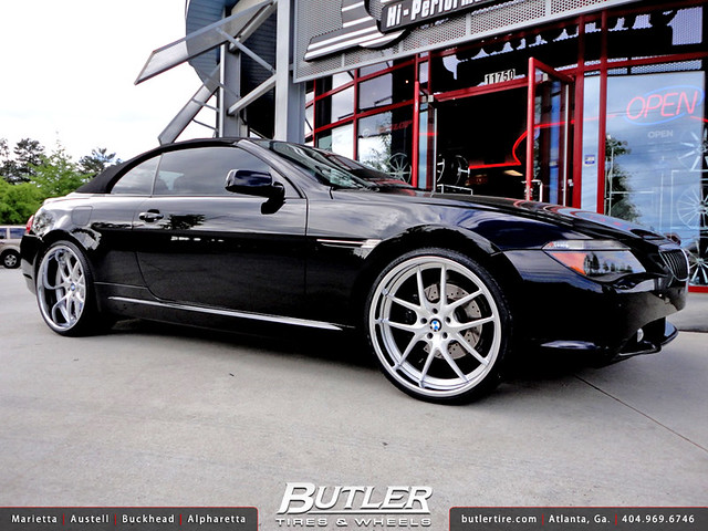 BMW 650i Cab with 22in Dub Type 45 Wheels