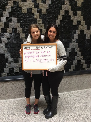 Make a Statement – Students share why they pledged.