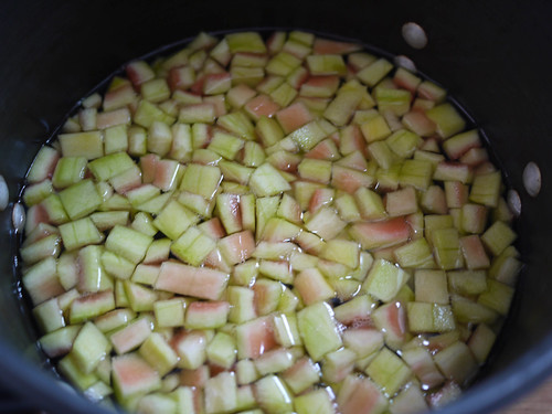 Watermelon Rind Preserves - Cooking