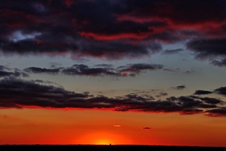 Sunset from Sidney Illinois