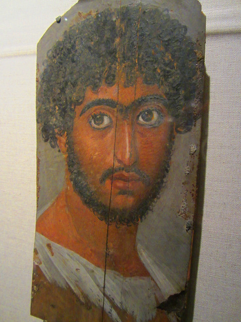Mummy portrait of a bearded man - 1st to 3rd century A.D. - Walters Art Museum