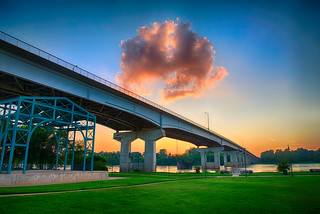 Garrison Avenue Bridge Sunset