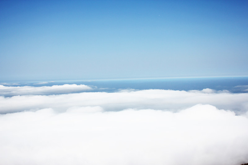 女体山から見える雲海