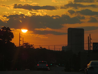 Sunset over Spartanburg