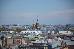 Panorama from Isaakievskiy Cathedral (St Petersburg, Russia 2015)