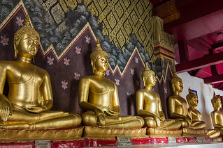 National museum Buddha Phitsanulok Thailand.