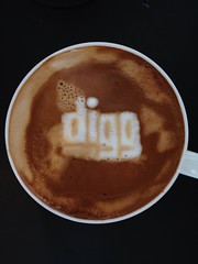 Today's latte, digg.