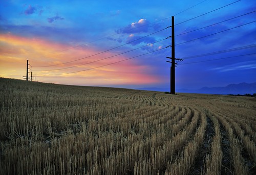 blue sunset red sky orange lines clouds utah power wheat smoke springs patch wildfire herriman patchsprings