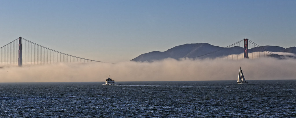 Golden Gate Shrouded in Fog