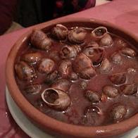 Caracoles en Madrid. Restaurante casa amadeo, los caracoles.
