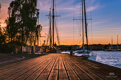 Skeppsholmen at sunset, Stockholm
