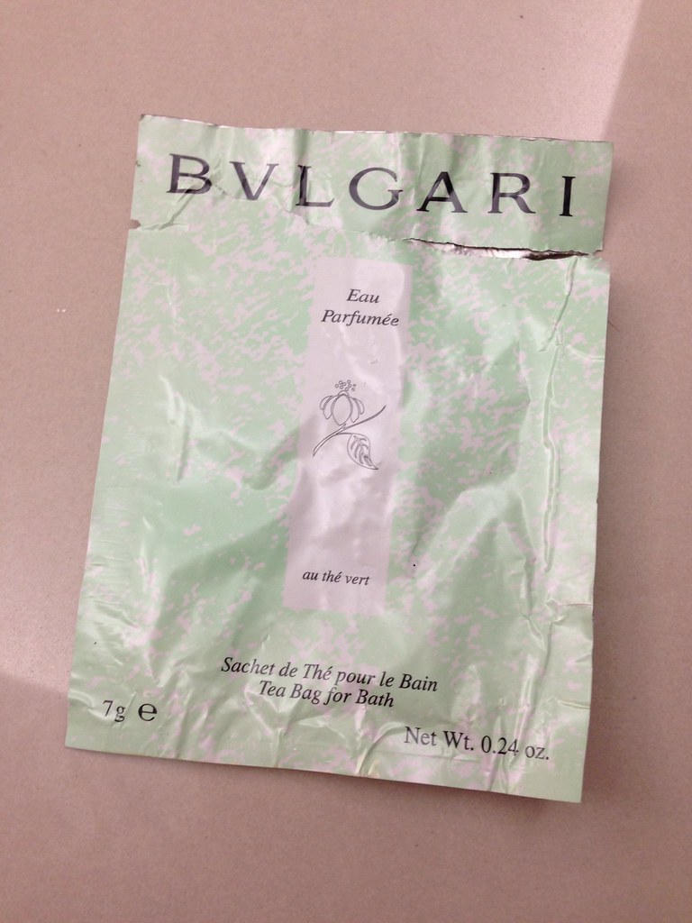 bvlgari tea bag for bath