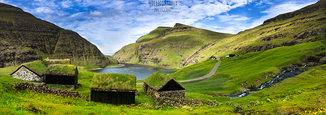 Saksun village, Faroe Island