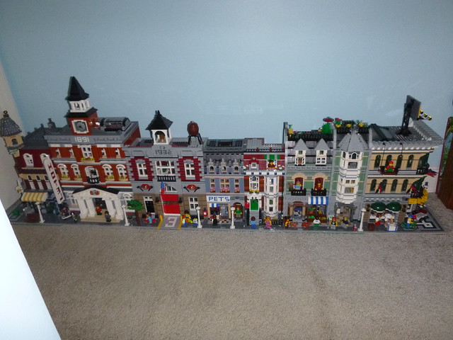 My Lego Modular Buildings as of 7.22.2013