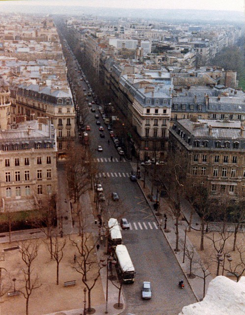 Avenue Victor Hugo dall' Arco di Trionfo