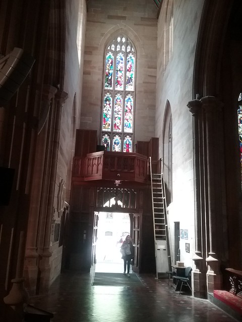 Across the transept