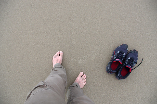 my feet on coromandel beach 1