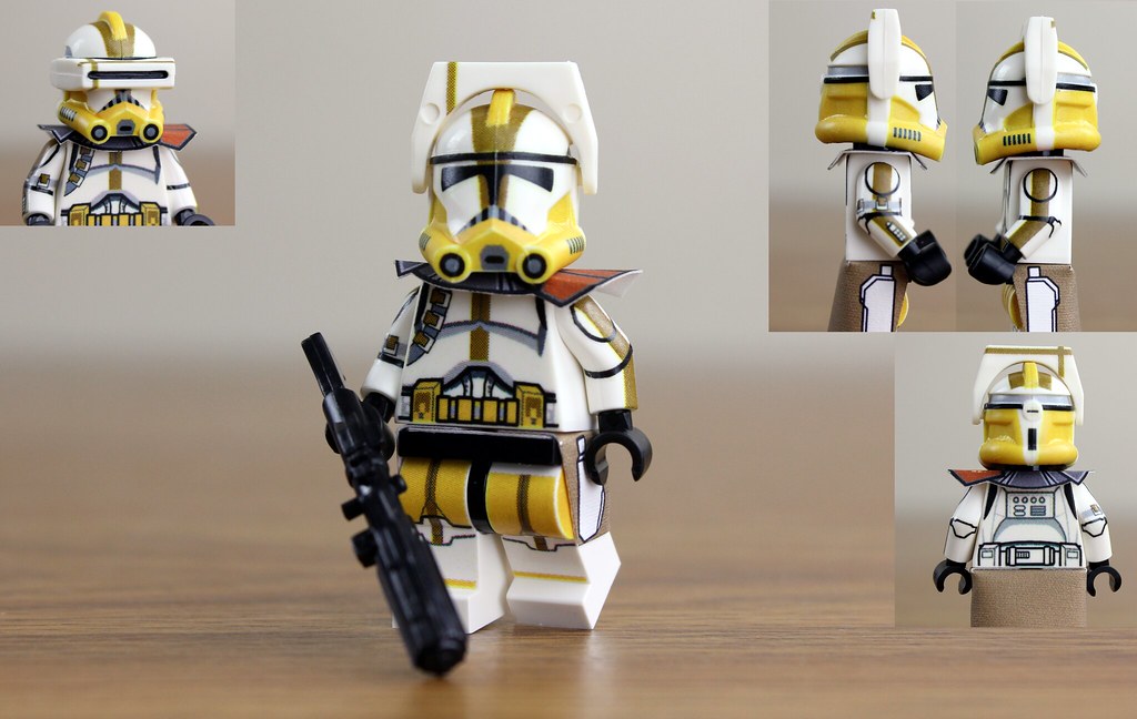 Lego Star Wars Custom Commander Bly Phase 2 Armor Clone Wars Trooper 
