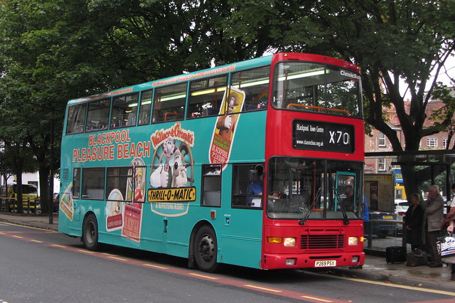 Classic Bus North West Volvo Olympian, Alexander bodywork P269 PSX, Sackville Street, Manchester