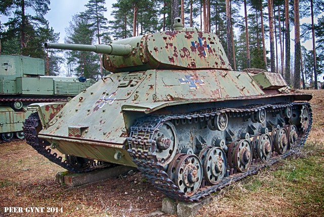 T-50 Light Infantry Tank at Parola Armour Museum. Легкий танк Т-50 в Парола.