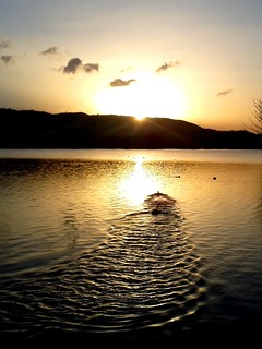 Lago di Posta Fibreno - verso il tramonto