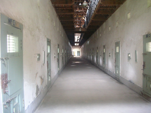 A view of the corridors at Seodaemun Prison Museum