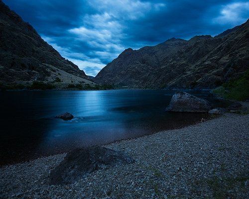 night river landscape day cloudy canyon wilderness hells