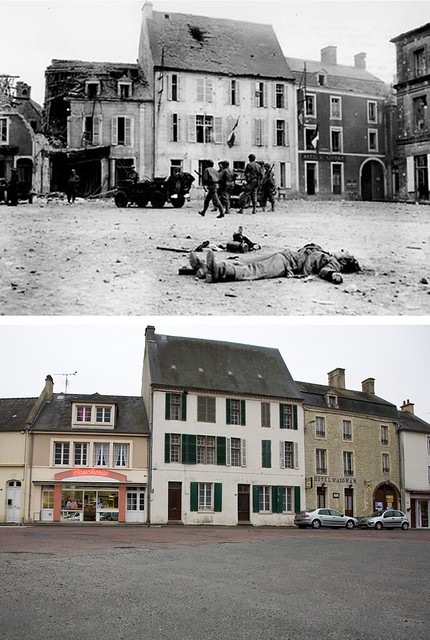 Ghosts of War - France; Square cleared Then & Now