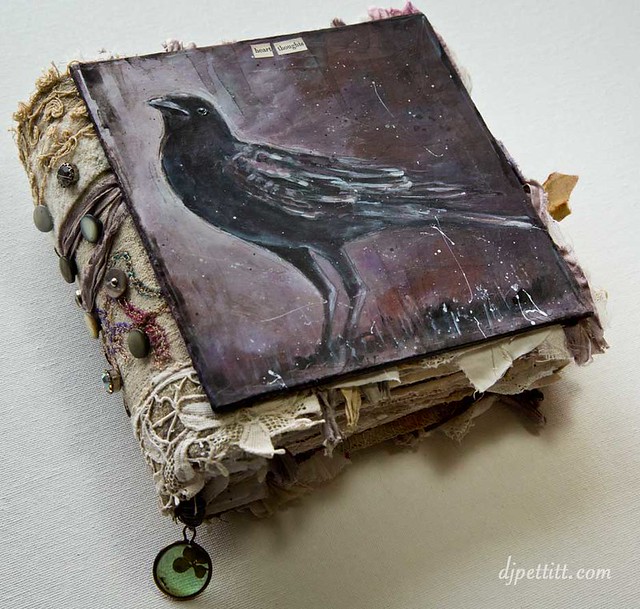 crow painting journal