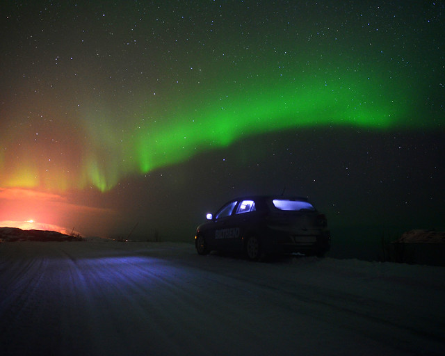 Auroras boreales en Noruega