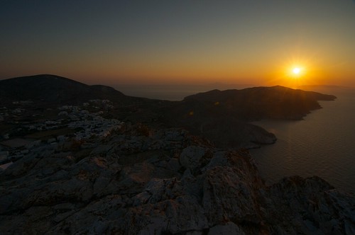 sunset greece cyclades folegandros coucherdesoleil grèce