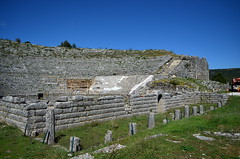 Sanctuary of Zeus, Dodona: theater, looking NE