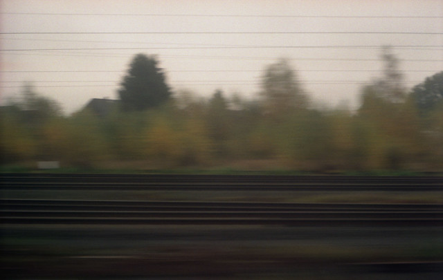 From a train