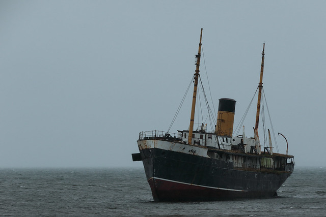 SS Kyle in the fog