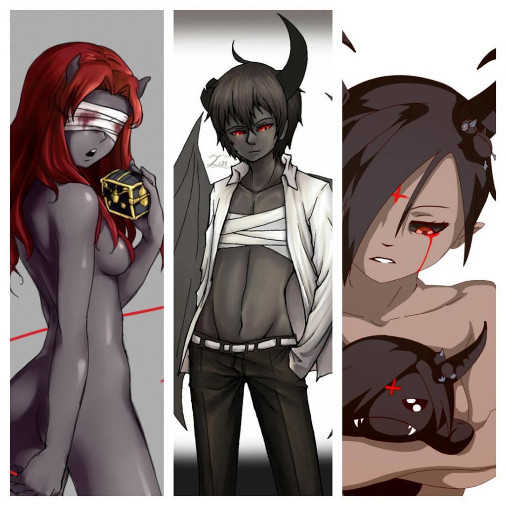 "Lilith, Azazel & Eve (Mangaka Art) .