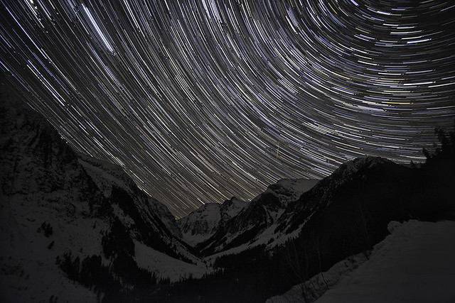 Star Trails over the Valley of Certain Doom