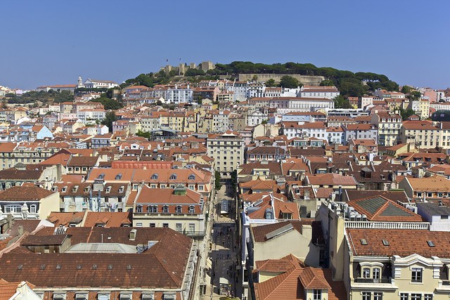 Vista do Castelo de São Jorge, Lisboa