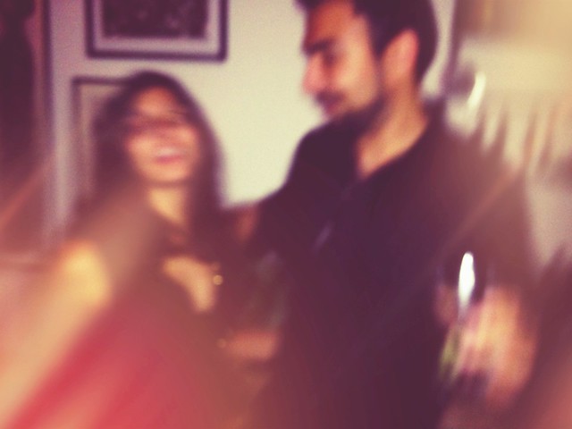Sheba and Anand dancing