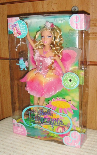2005 Barbie Fairytopia Elina Doll (Pink Box Restyled) (1)
