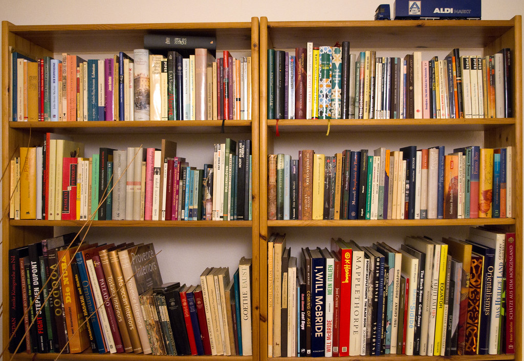 My book shelf I